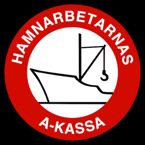 Logotyp för Hamnarbetarnas a-kassa