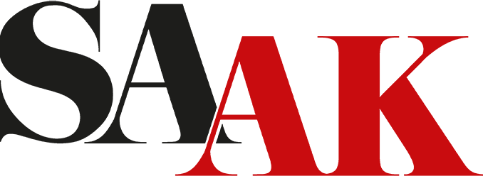 Logotyp för SAAK, Sveriges arbetares a-kassa