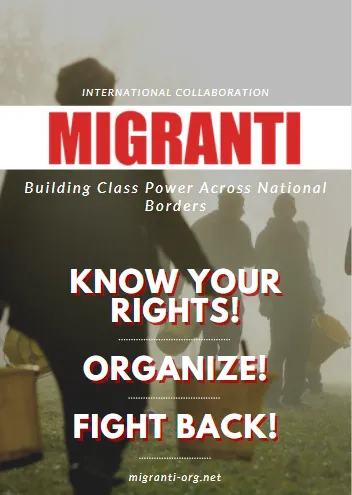 banner of right against exploitation