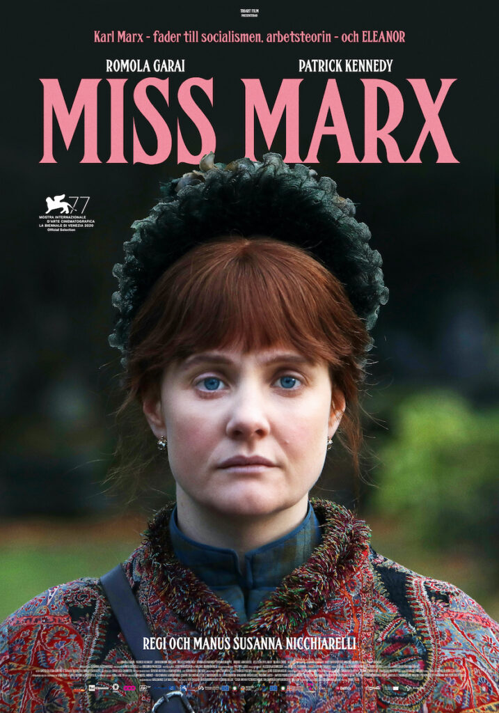 Affisch till filmen Miss Marx av Susanna Nicchiarelli