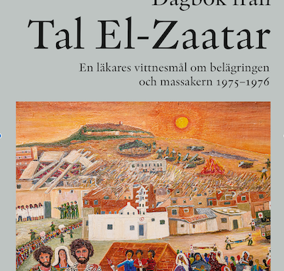 Omslag till boken Dagbok från Tal El-Zaatar av Youssif Iraki.