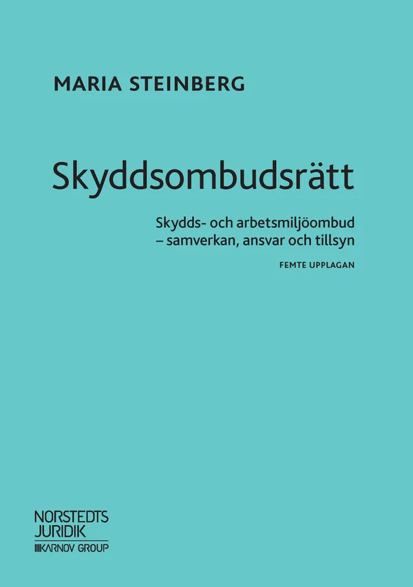 Omslag till boken Skyddsombudsrätt av Maria Steinberg.