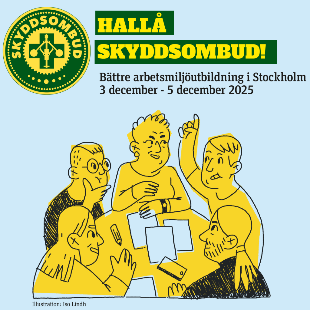 Annons fört SAC:s utbildning i bättre arbetsmiljö (BAM) för skyddsombud som kommer att hållas i Stockholm den 3-5 december. Anmäl dig senast den 16 november!