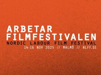 Bild med texten "Arbetarfilmfestivalen 14-16 november"